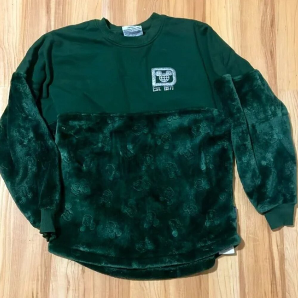 Like New Spirit Jersey Emerald Green Authentic Disney Apparel